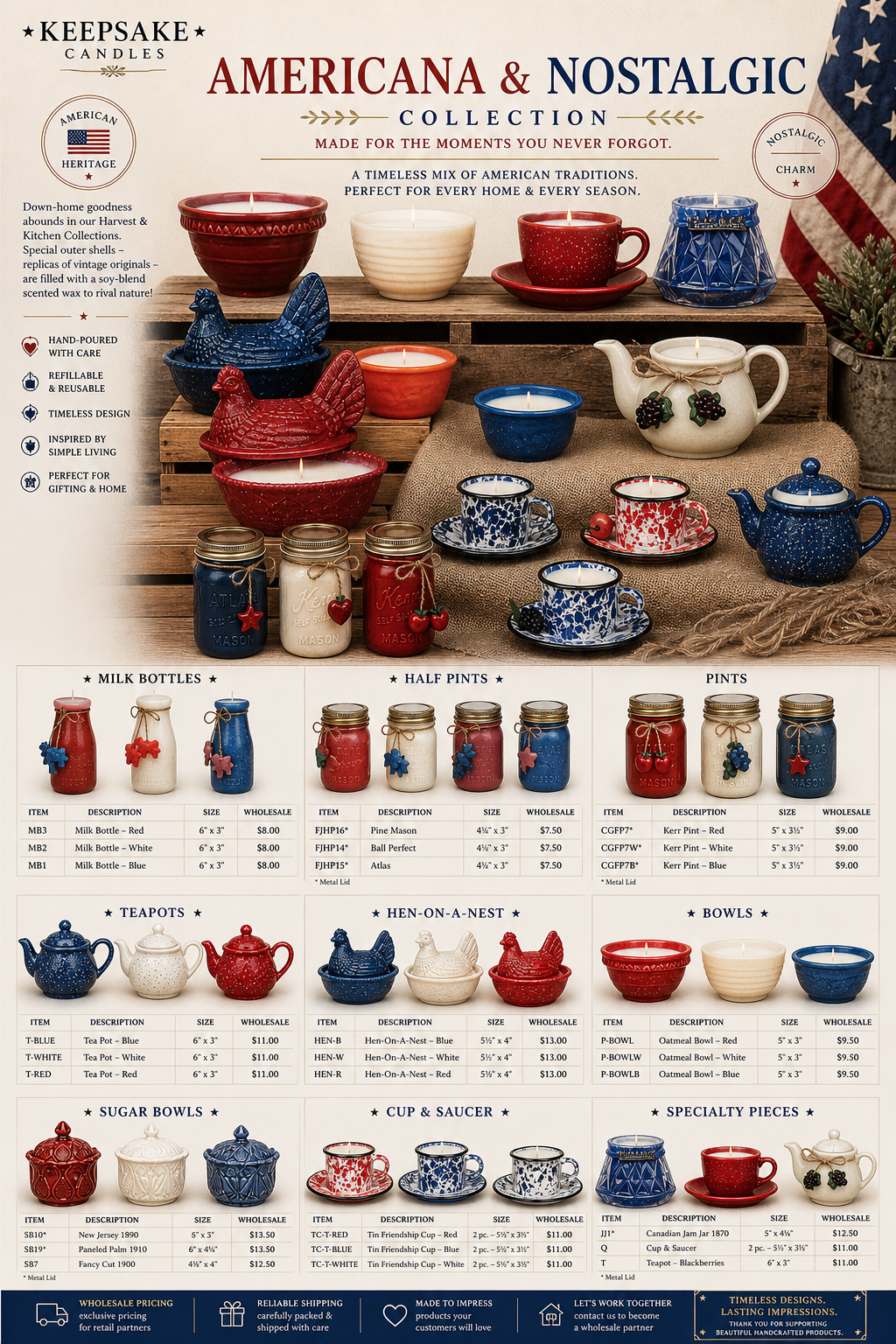 Americana & Nostalgia Wholesale Collection